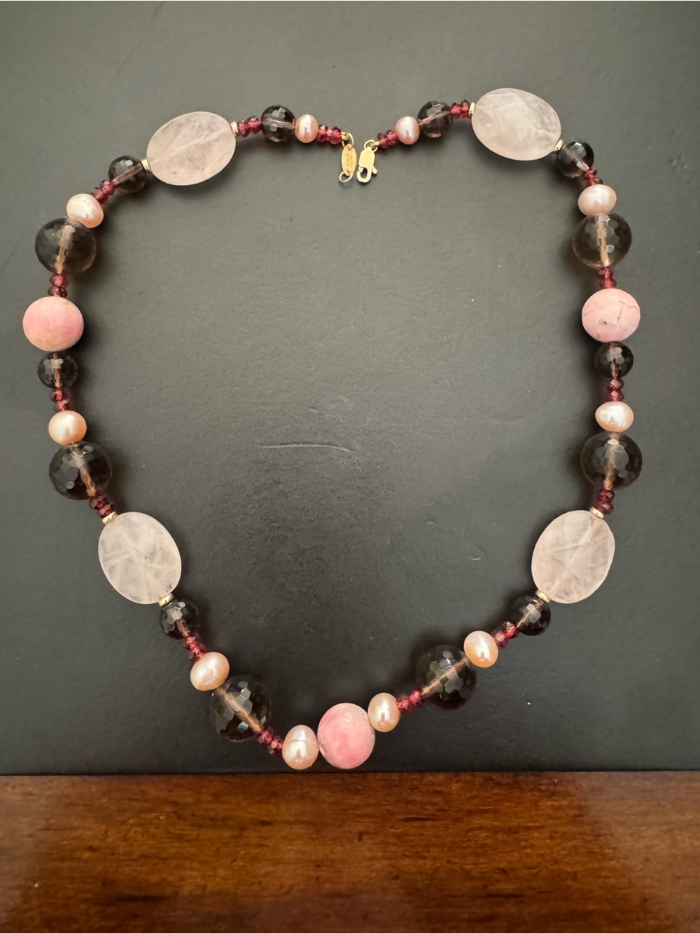 Gemstone & Freshwater Pearl Necklace